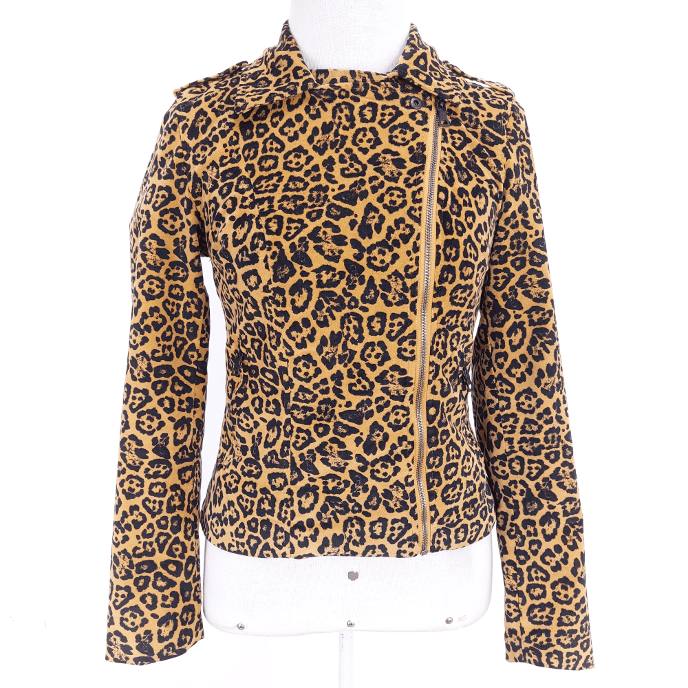Jaqueta Clock House Feminino Animal Print P 36/38 Daz Roupaz