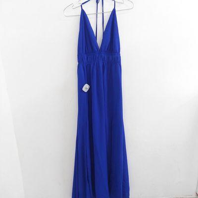 Vestido-Longo-Shein-Feminino-Azul-G---44-46