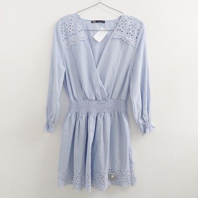 Vestido-Curto-Zara-Feminino-Azul-M---40-42