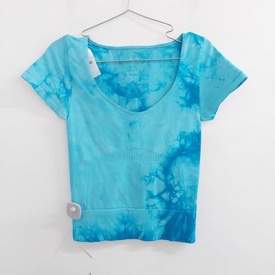 Camiseta-Gym-Track---Field-Feminino-Azul-Sem-Numeracao