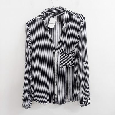 Camisa-Zara-Basic-Feminino-Listras-M---40-42